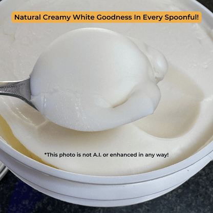 100% Pure Beef Tallow for Cooking & Deep Frying - 7lb Bulk Size - Food Grade Non - GMO - Golden Render